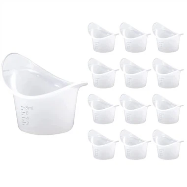 בית חולים חנות אופטיקה השתמש בכוס שטיפת עיניים 8ML 5ML סיליקון רך לניקוי עיניים